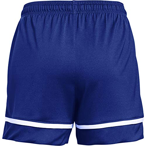 Under Armour Women's Squad Shorts , Royal Blue (400)/White , Small