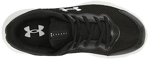 Under Armour Boy's Pre School Escape 4 Alternate Closure Running Shoe, (001) Black/White/White, 2.5 Little Kid