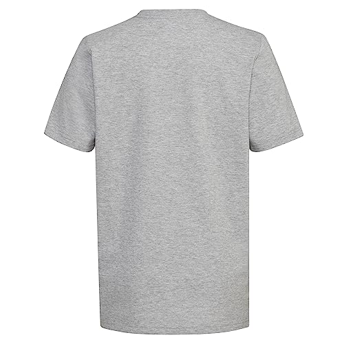 adidas Boys' Short Sleeve Liquid Camo Logo Tee, Medium Grey Heather