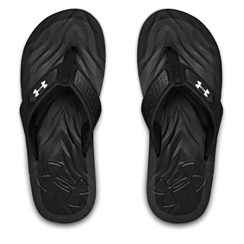 Under Armour Boy's Marathon Key IV T Flip-Flop, Black (002)/Black, 11K
