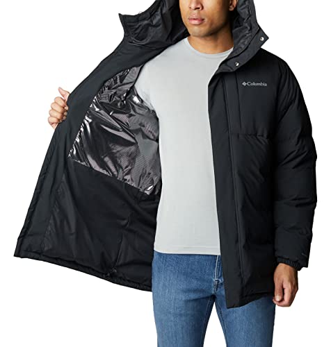 Columbia Men's Aldercrest Down Parka, Black, Large