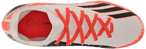 adidas Unisex X Speedportal Messi.3 Firm Ground Soccer Shoe, FTWR White/Core Black/Solar Red, 7 US Men