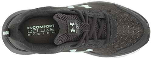 Under Armour Women's Charged Assert 10 Running Shoe, (103) Jet Gray/Jet Gray/Aqua Foam, 9