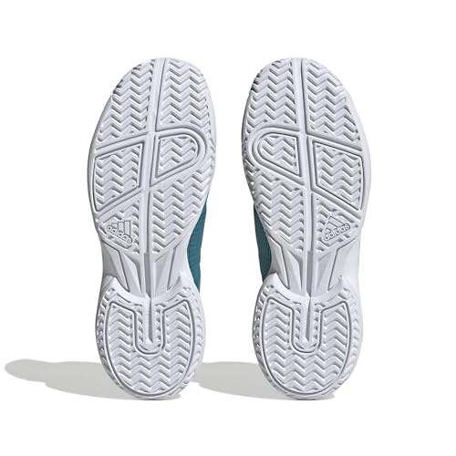 adidas Ubersonic 4 Sneaker, Arctic Fusion/Lucid Lemon/White, 3.5 US Unisex Little Kid