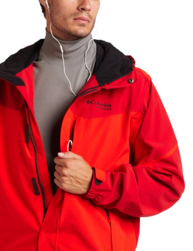 Columbia Men's Assimilate Softshell Jacket (Hot Rod, Medium)