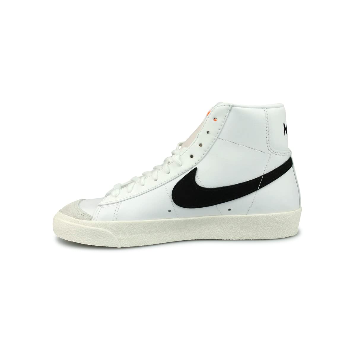 NIKE Women's Basketball Shoe, White/Black, 12.5