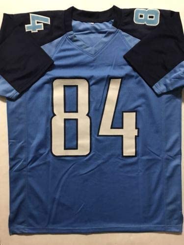 Autographed/Signed Corey Davis Tennessee Light Blue Football Jersey JSA COA
