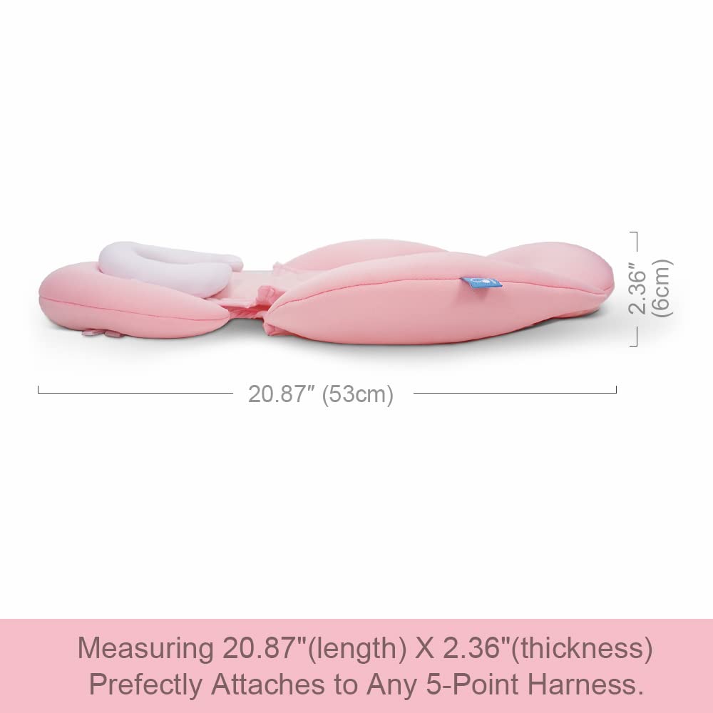 COOLBEBE Upgraded 3-in-1 Babybody Support for Newborn Infant Toddler - Extra Soft Car Seat Insert Cushion Pad, Perfect for Carseats, Strollers, Swings