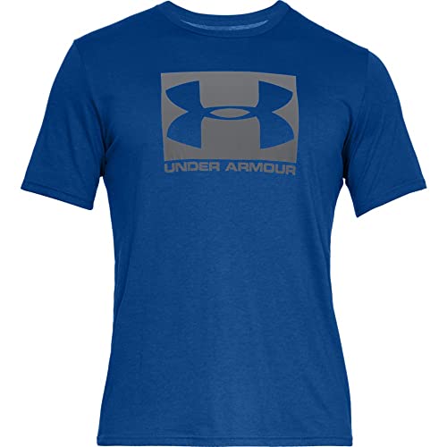 Under Armour Mens Boxed Sportstyle Short-sleeve T-shirt , Royal (400)/Graphite , X-Large