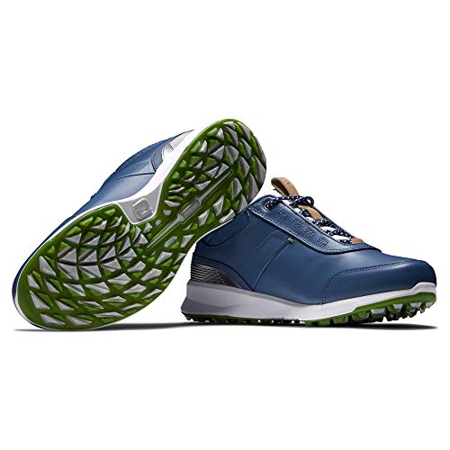 FootJoy Women's Stratos Previous Season Style Golf Shoe, Blue, 9