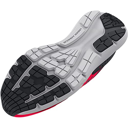 Under Armour Boy's Grade School Surge 3 Slip On Running Shoe, (600) Red/Black/Black, 3.5 Big Kid