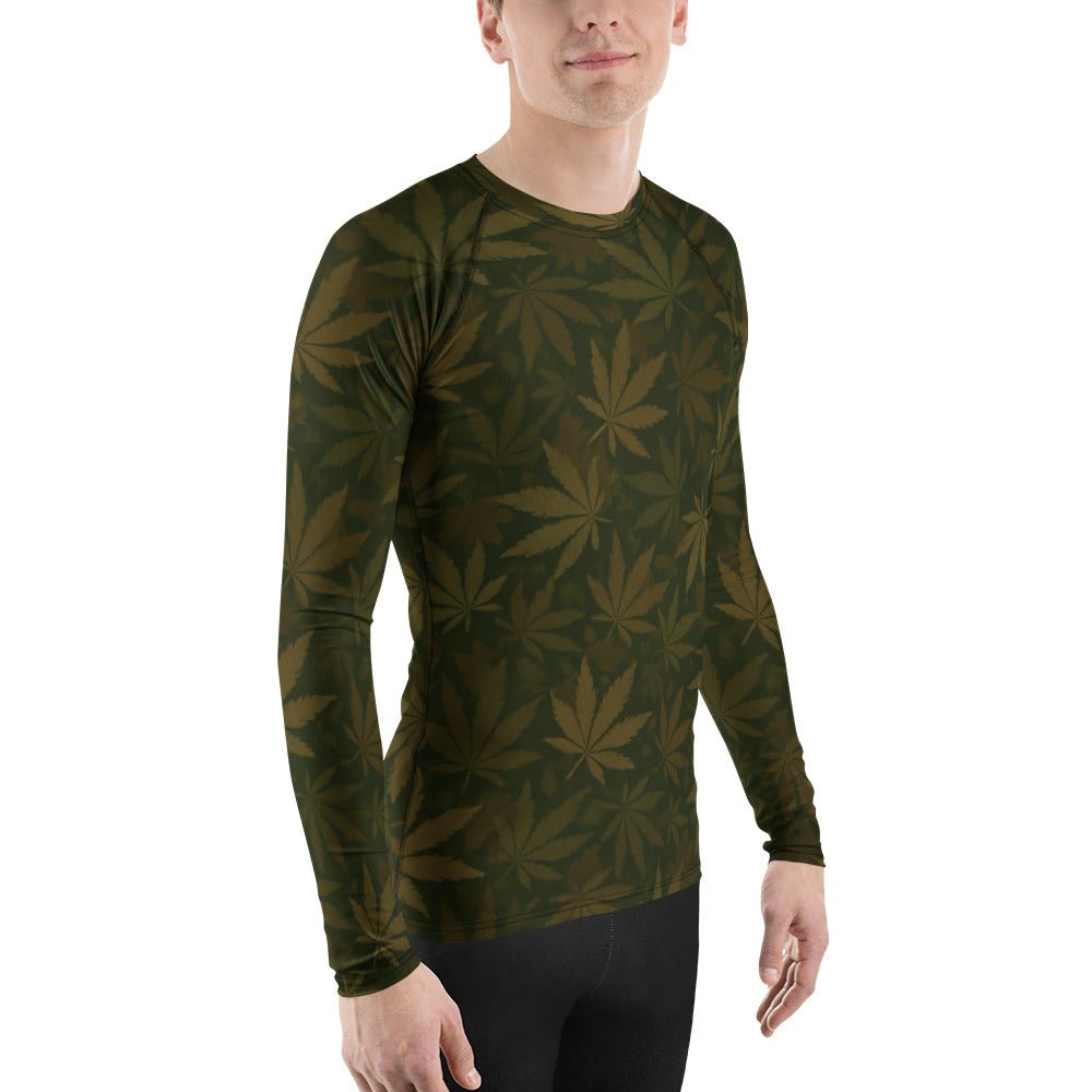 420 camo hunting Rash Guard