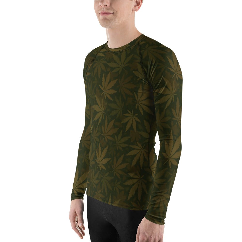 420 camo hunting Rash Guard