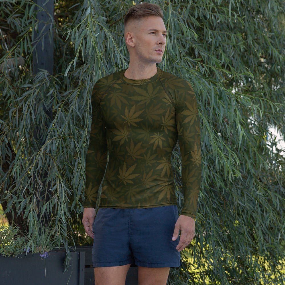 420 camo hunting Rash Guard
