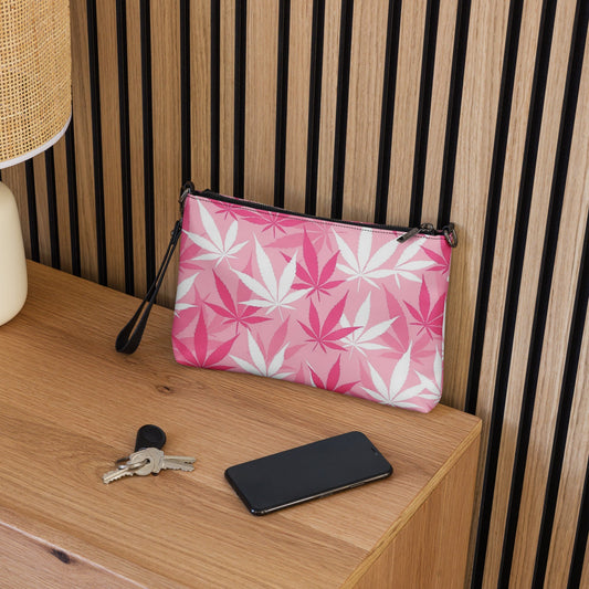 420 pink camo Crossbody bag