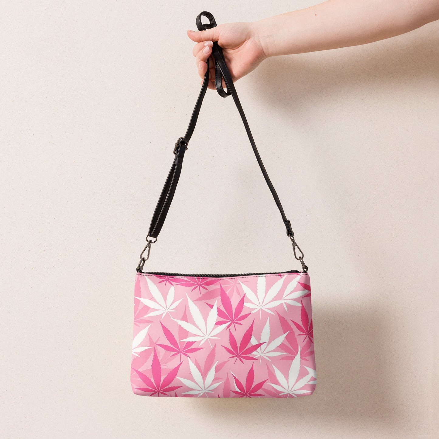 420 pink camo Crossbody bag