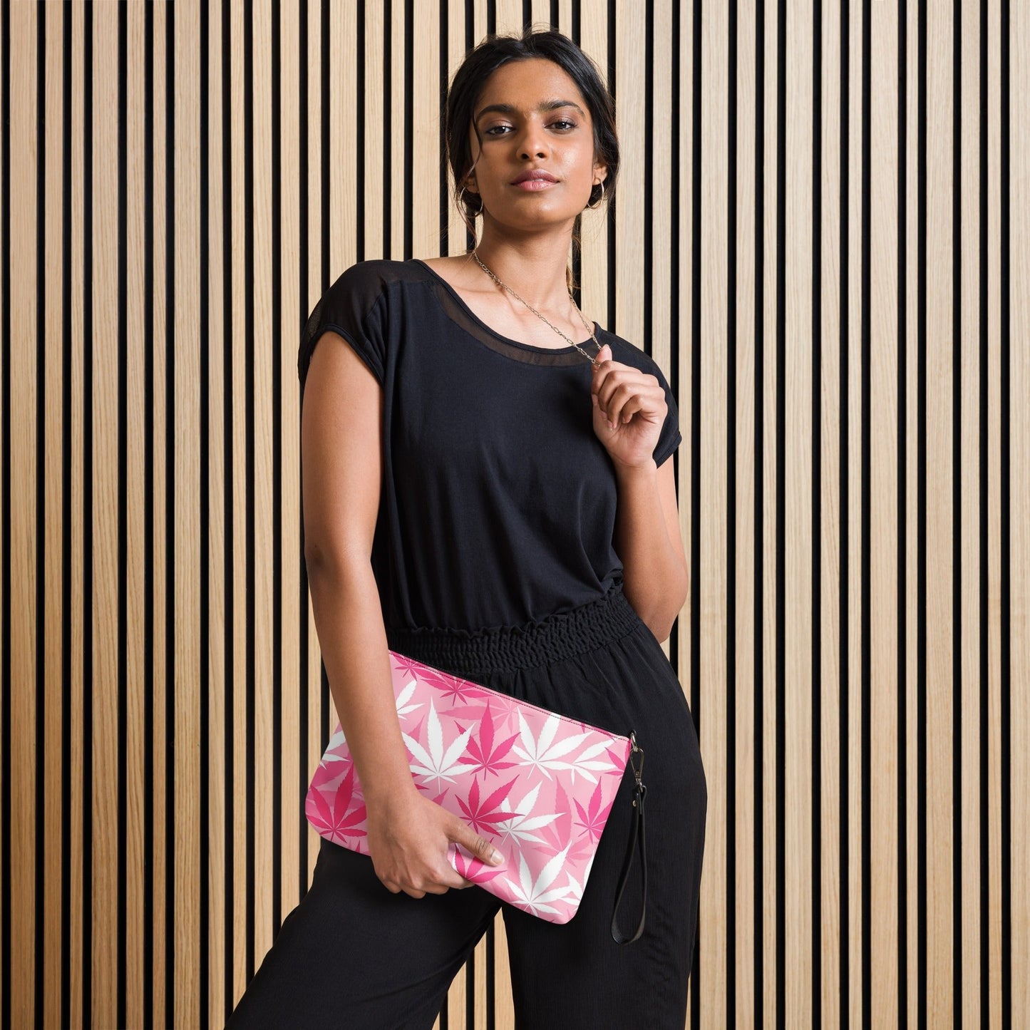 420 pink camo Crossbody bag