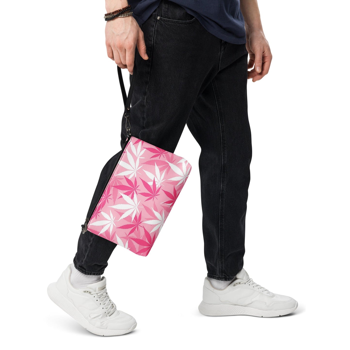 420 pink camo Crossbody bag