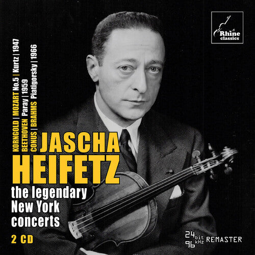 Heifetz - Legendary New York Concerts - Music CD