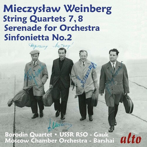 Borodin Quartet - Mieczyslaw Weinberg: Str Qrts Nos. 7 & 8 - Music CD