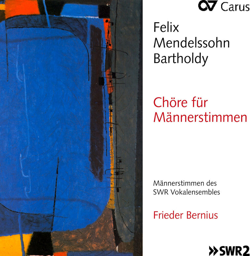 Mendelssohn / Bernius / Kaplan - Maennerchoere Music CD