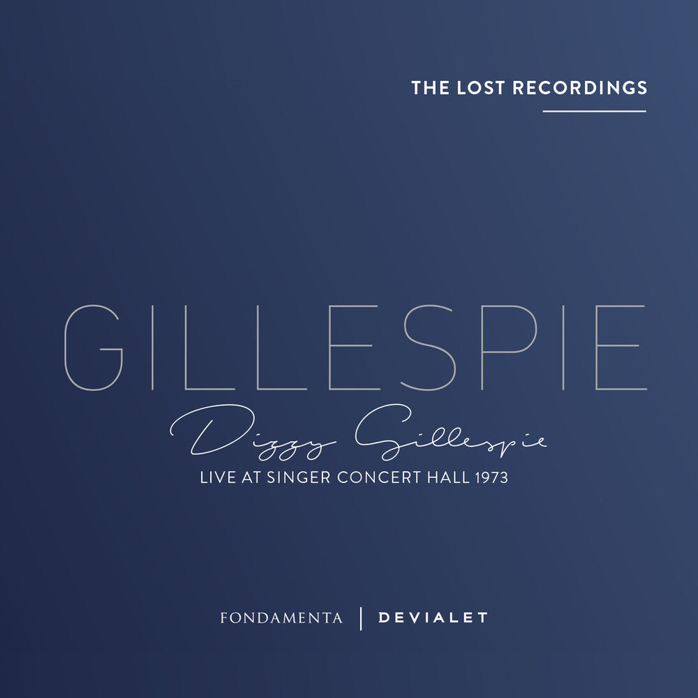 Dizzy Gillespie - Live At Singer Concert Hall 19 Music CD
