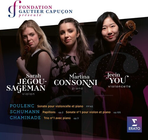 Consonni,martina - Schumann Poulenc Chaminade (fondation Gautier - Music CD
