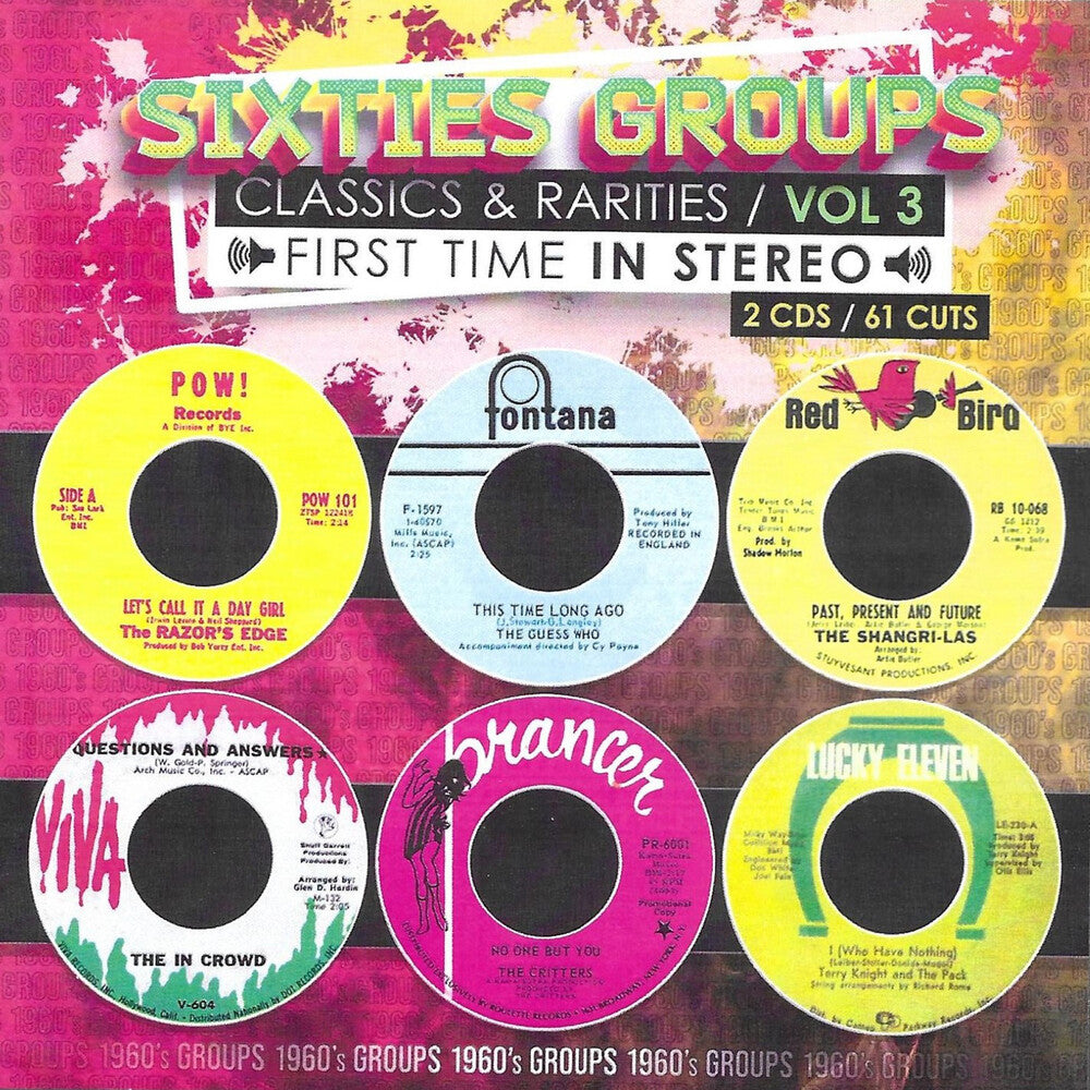 Sixties Groups Classics & Rarities Vol. 3 / Var - Sixties Groups Classics & Rarities Vol. 3 / Var Music CD