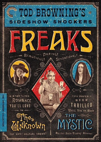 Criterion Collection - Freaks / The Unknown / The Mystic: Tod Browning's - DVD