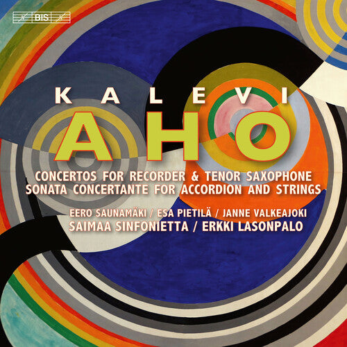 Aho / Saunamaki / Valkeajoki - Concertante Works For Recorder Saxophone - Super Audio CD