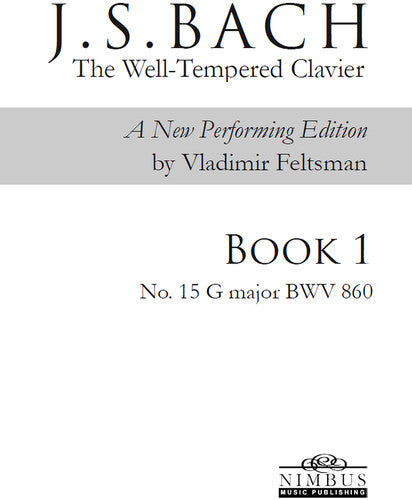 Bach,j.s. / Feltsman,vladimir - Book 1 - No. 15 G Major - Books