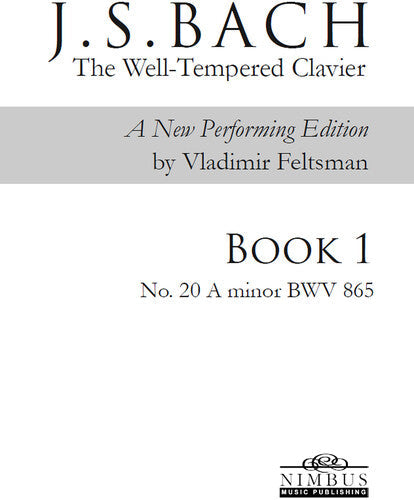Bach,j.s. / Feltsman,vladimir - Book 1 - No. 20 A Minor - Books