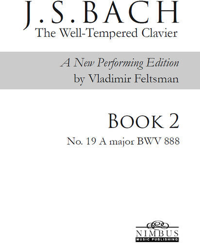 Bach,j.s. / Feltsman,vladimir - Book 2 - No. 19 A Major - Books
