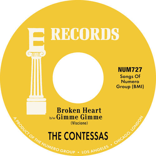Contessas - Broken Heart B/w Gimme Gimme - Vinyl Record