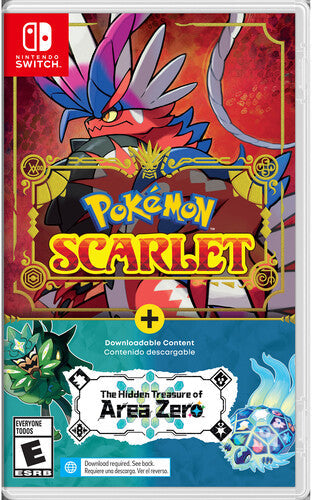 Nintendo Switch Pokemon Scarlet + The Hidden Treasure Of Area Zero Bundle (Game+DLC) - Video Game