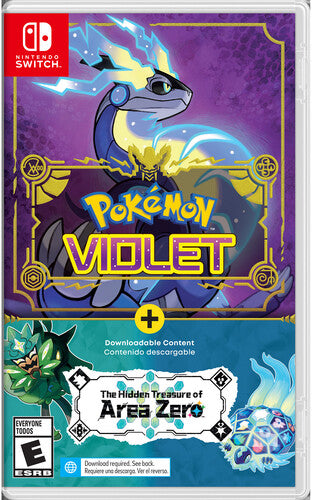 Nintendo Switch Pokemon Violet + The Hidden Treasure Of Area Zero Bundle (Game+DLC) - Video Game