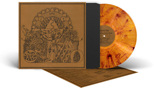 Kinit Her - Nature Out There - Amber/black Marble - Vinyl Record