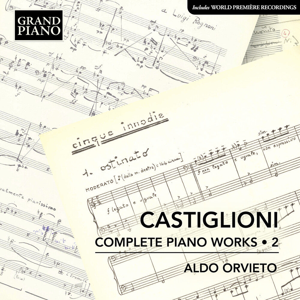 Castiglioni / Orvieto - Complete Piano Works, Vol. 2 Music CD