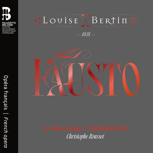Bertin / Rousset / Deshayes / Flemish Radio Choir - Fausto - Music CD