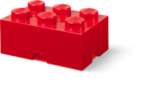 Room Copenhagen - Lego Storage Brick 6 Bright Red - Collectibles