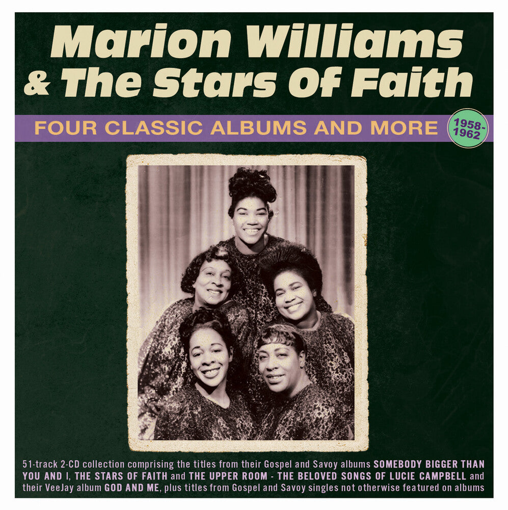 Marion Williams & The Stars Of Faith - Four Classic Albums And More 1958-62 Music CD