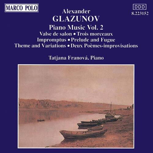 Glazunov / Franova - Valse De Salon / Trois Morceaux - Music CD