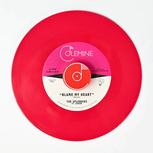 Splendids & Eamon - Cry Baby Cry / Blame My Heart - Opaque Red - Vinyl Record