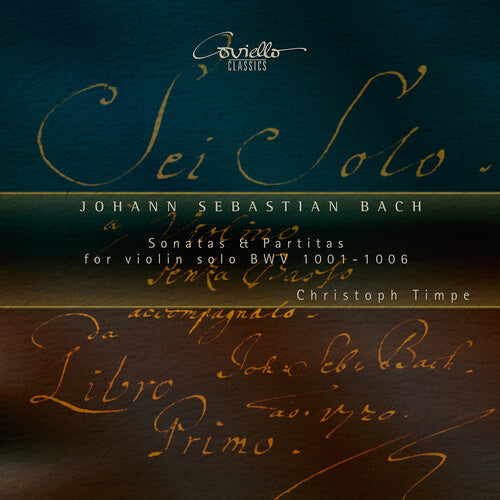 Bach,j.s. / Timpe - Sonatas & Partitas For Violin Solo, Bwv - Music CD
