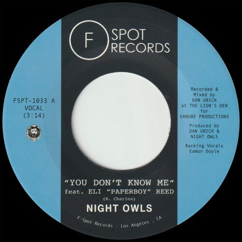 Night Owls - You Don't Know Me B/w If You Let Me - Vinyl Record