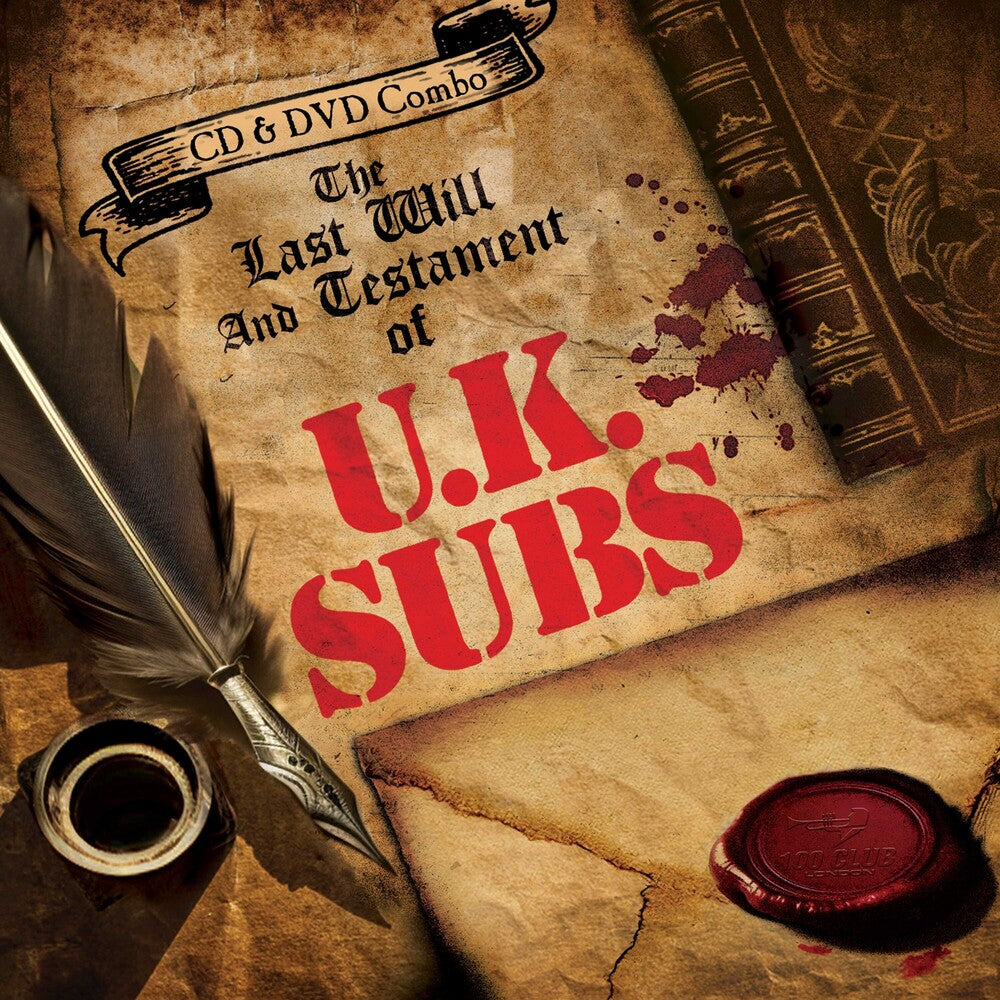 Uk Subs - Last Will & Testament Of Uk Subs (W/Dvd) Music CD
