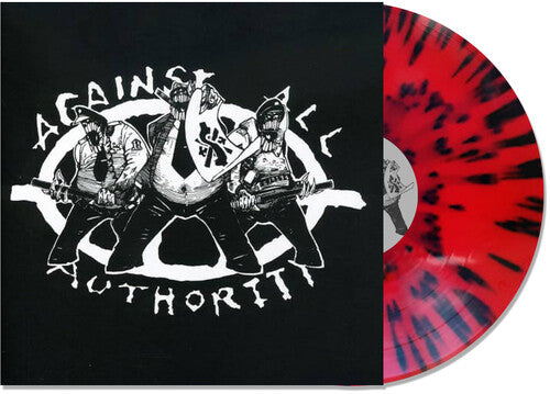 Against All Authority - 24 Hour Roadside Resistance - Red W/ Black - Vinyl Record