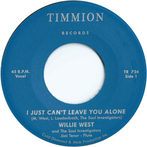 West,willie & The Soul Investigators - Just Can't Leave You Alone - Vinyl Record