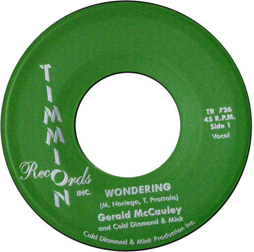 Mccauley,gerald / Cold Diamond & Mink - Wondering/wondering (instrumental) - Vinyl Record