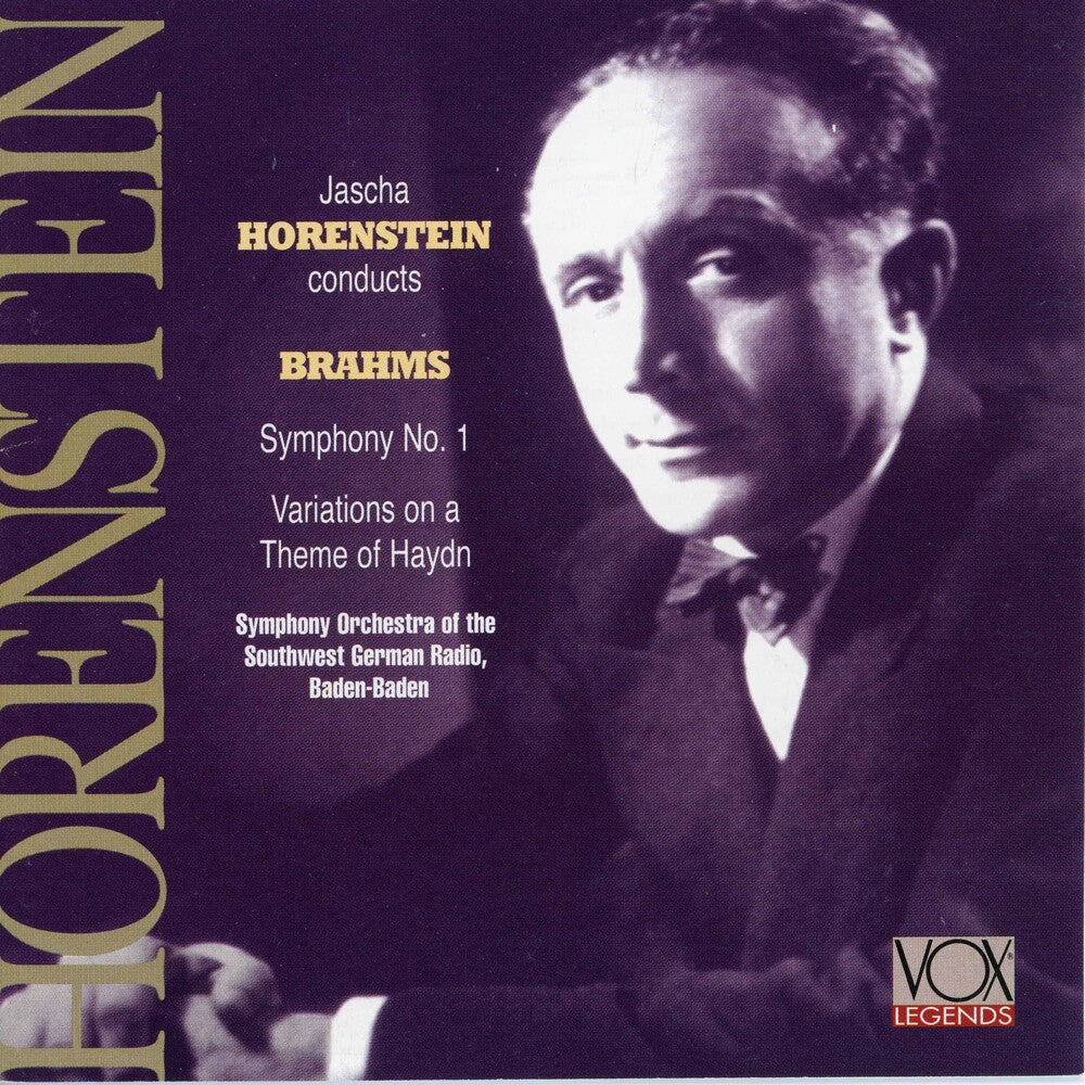 Jascha Horenstein - Horenstein - Brahms: Symphony No. 1 - Variations On A Theme Of Haydn Music CD